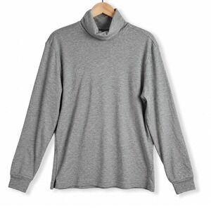 Club Room Turtleneck Mens Medium Gray Cotton Long Sleeve Casual Classic Office